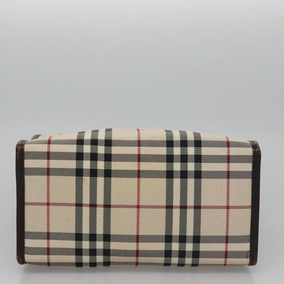 Burberry Nova Check Hand Bag Canvas Beige - Picture 6 of 16